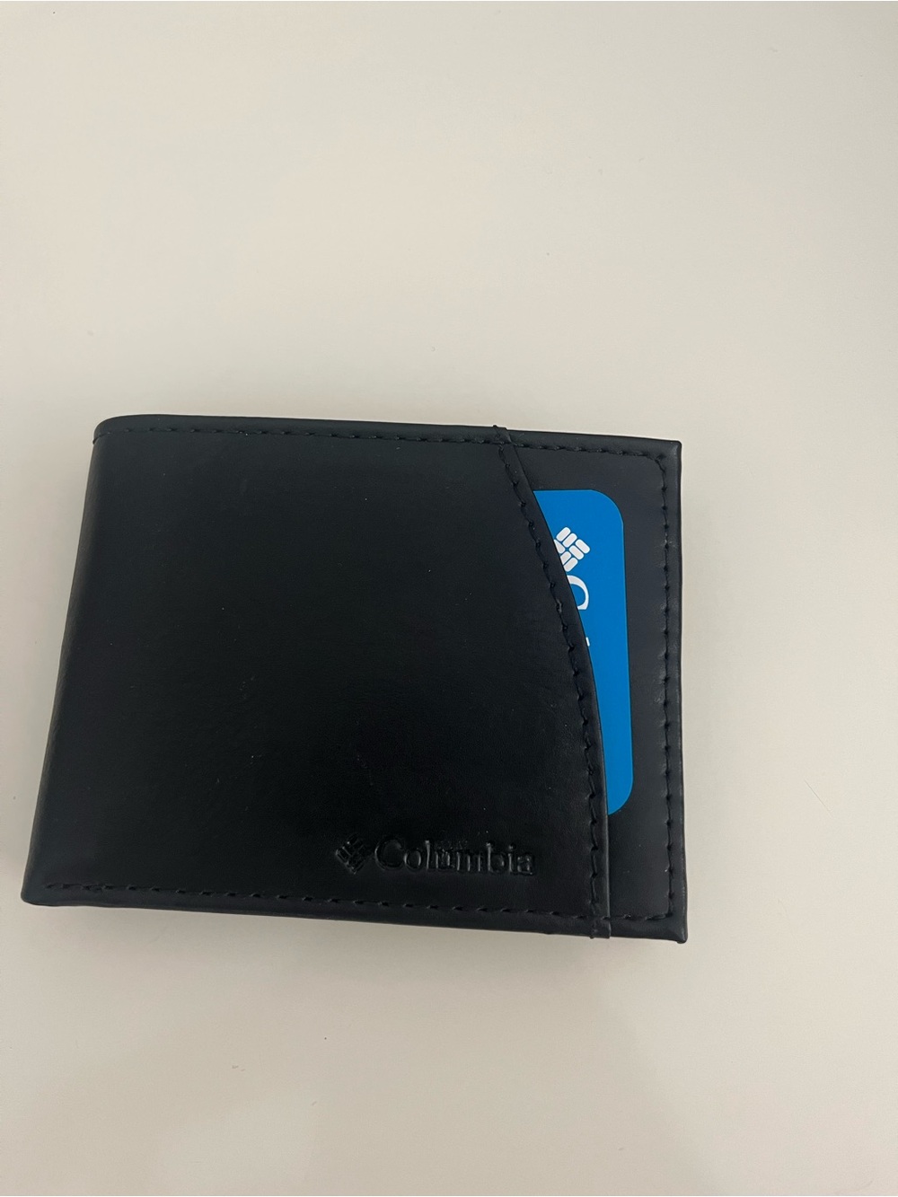 Columbia Men’s Black Leather Wallet
